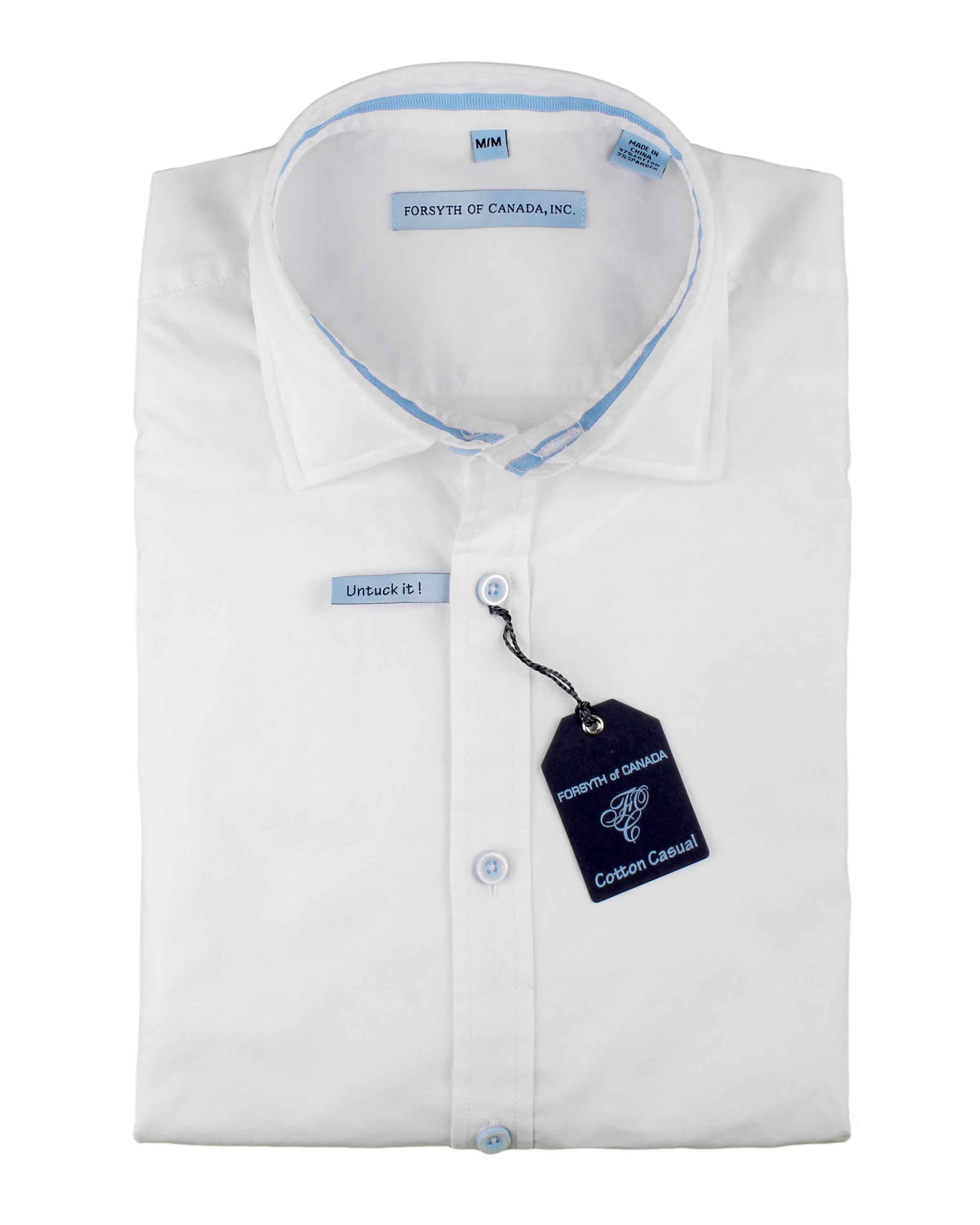 9025L - White - Sport Shirt