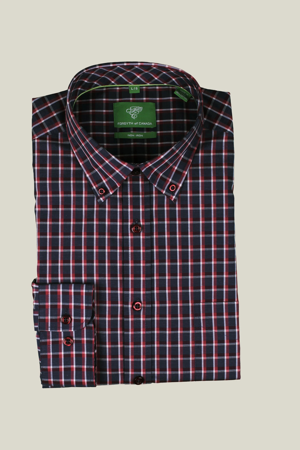 9170L - Cranberry - Sport Shirt